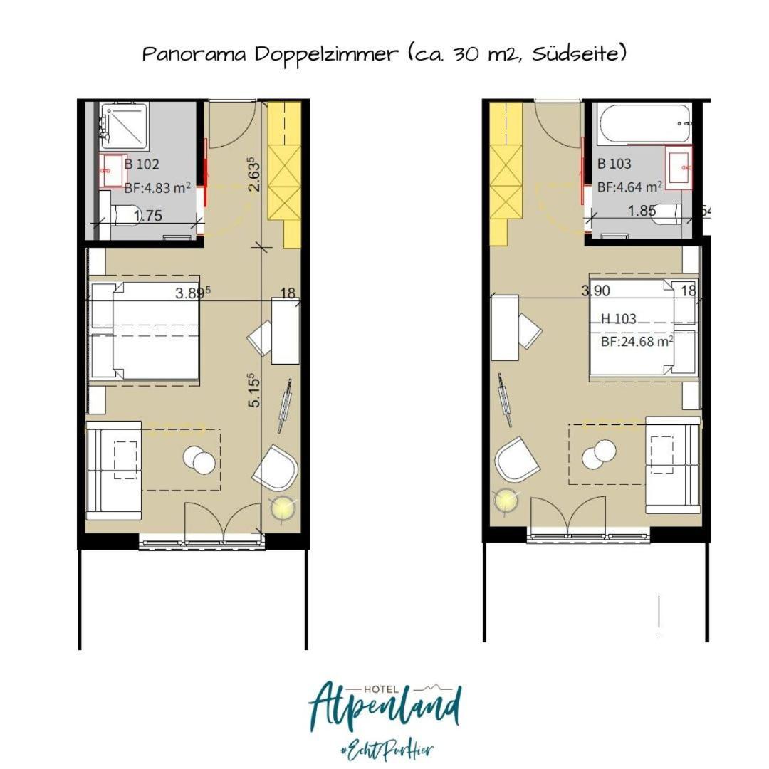 Hotel Alpenland Γκστάαντ Εξωτερικό φωτογραφία