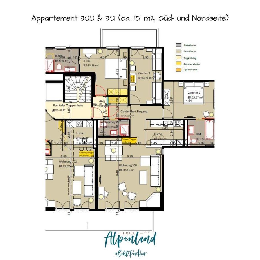 Hotel Alpenland Γκστάαντ Εξωτερικό φωτογραφία