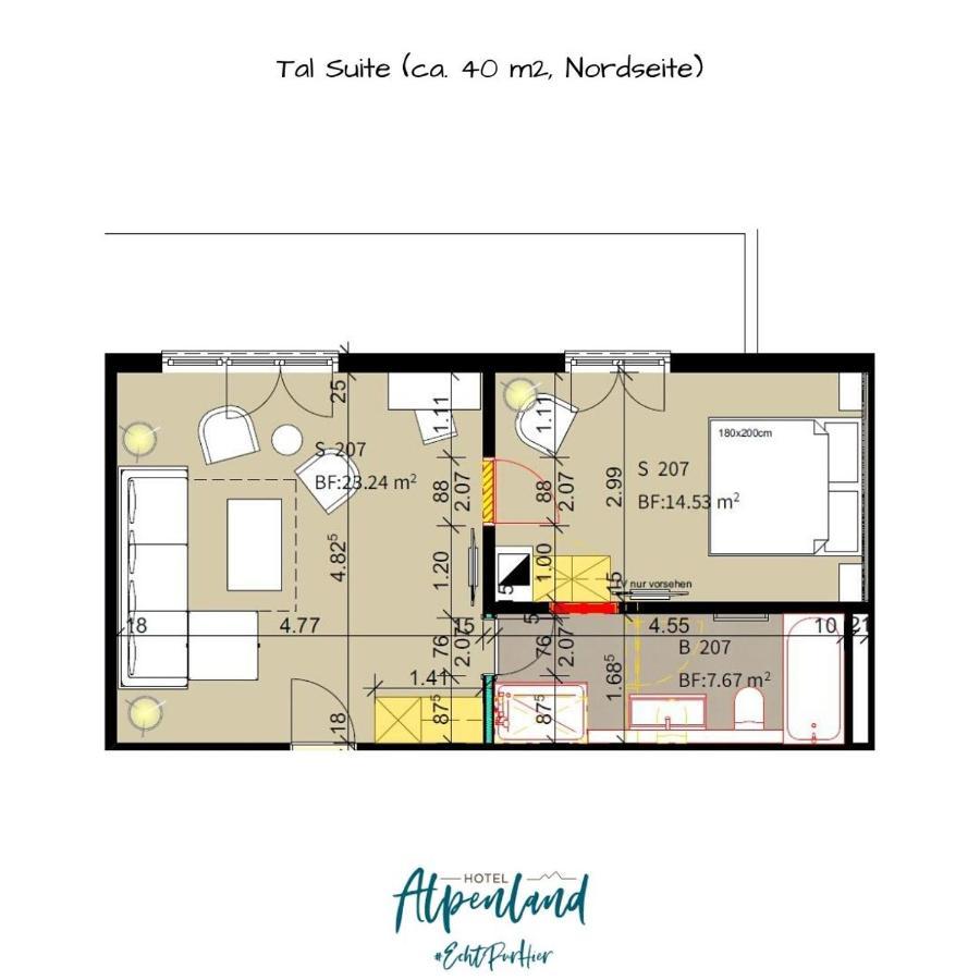 Hotel Alpenland Γκστάαντ Εξωτερικό φωτογραφία